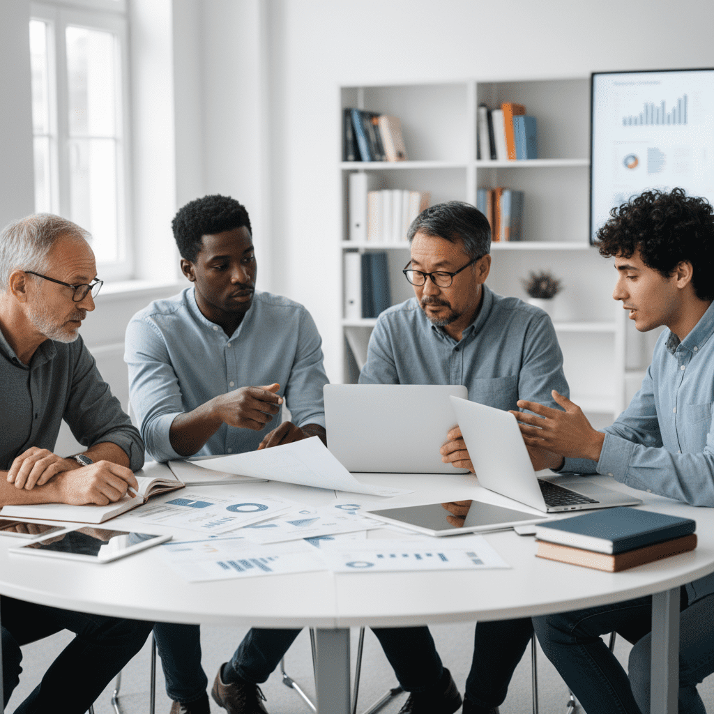  Researchers managing scientific knowledge and advanced research 