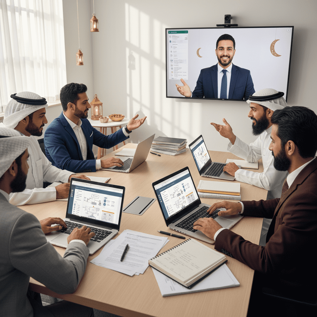  طلاب عرب يدرسون عن بعد في جيت أكاديمي خلال رمضان 