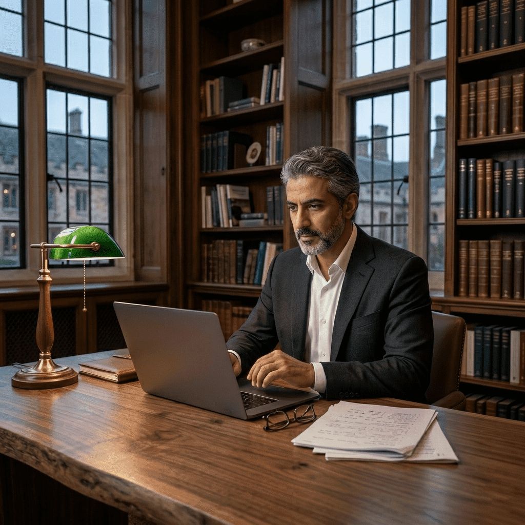  رائد أعمال يدرس دكتوراه ريادة الأعمال أونلاين من جيت أكاديمي في رمضان 