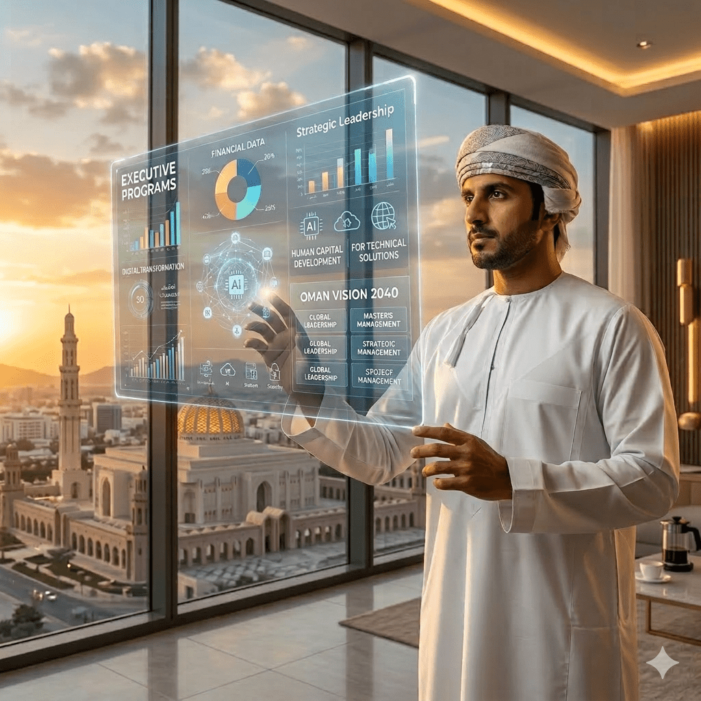  مهني عماني يخطط لمستقبله القيادي عبر واجهة رقمية برؤية عمان 2040 