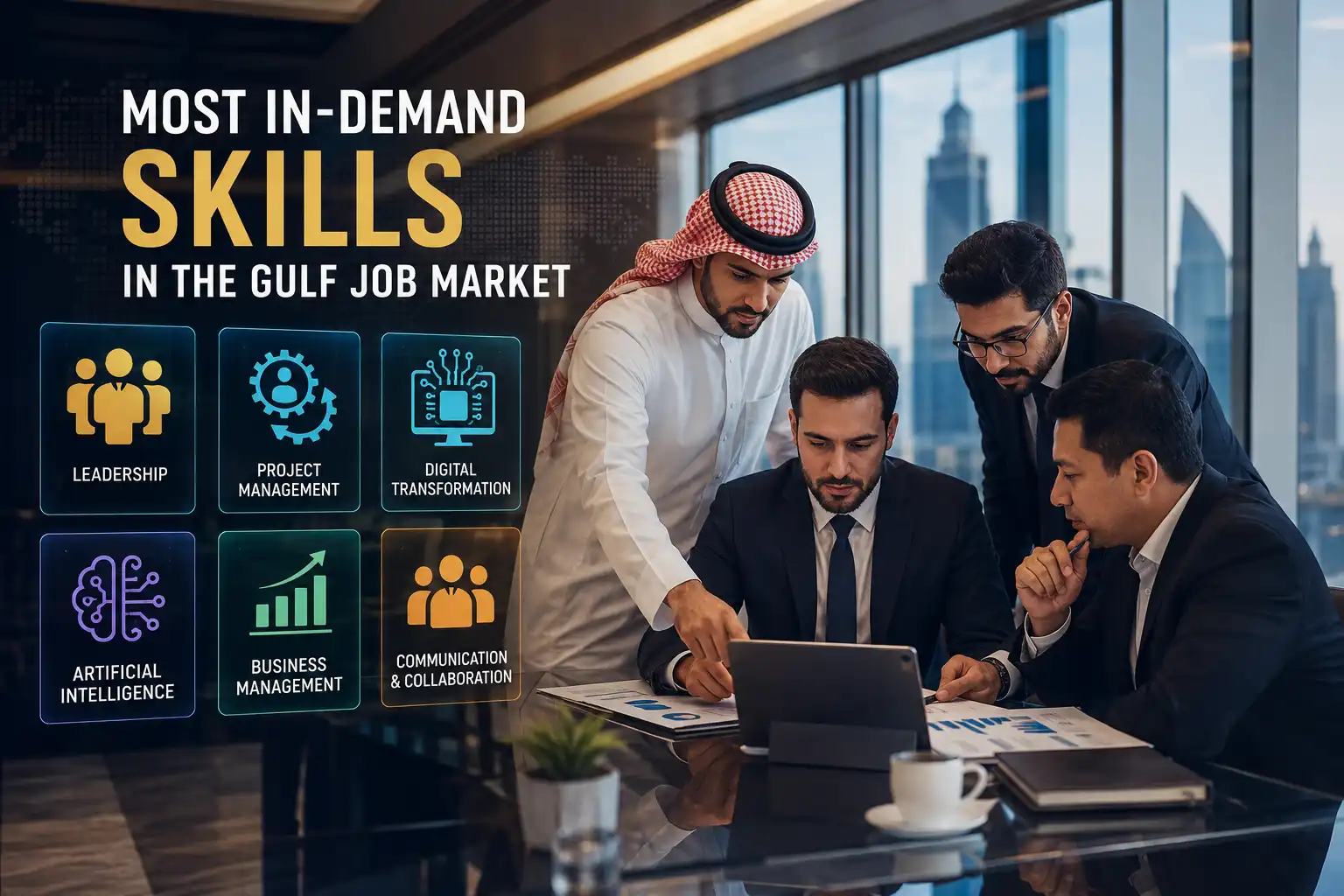  Professionals developing skills for Gulf careers 